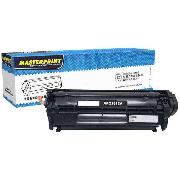 Imagem de Toner Compatível para HP 2612A 12A Masterprint