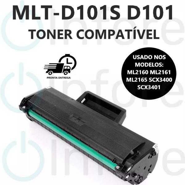 Imagem de Toner Compatível Para Ml2164 Scx3400 3405w MLT-D101S D101s