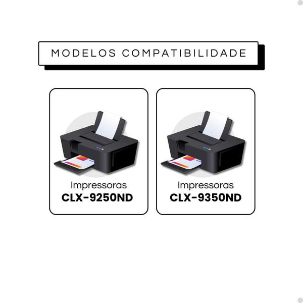 Imagem de Toner Compatível Samsung CLX-9250ND CLX-9350ND Ciano