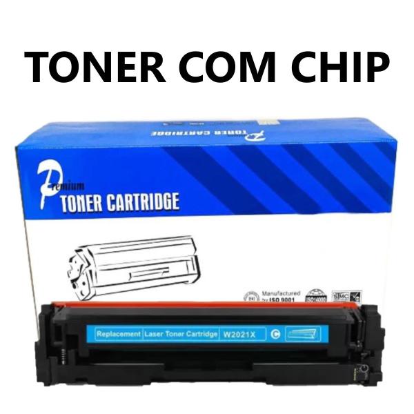 Imagem de Toner Compatível W2021X CF414X Ciano  M454DW M454DN M479FDW M479DW COM CHIP