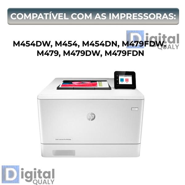 Imagem de Toner Compatível W2023x 414x Magenta  M454dn M479fdw M479dw Sem Chip