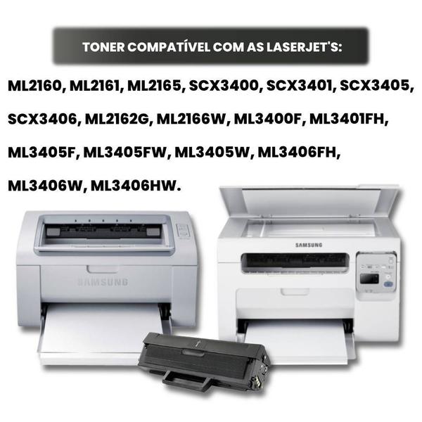 Imagem de Toner D101S compatível para impressora Samsung ML2161