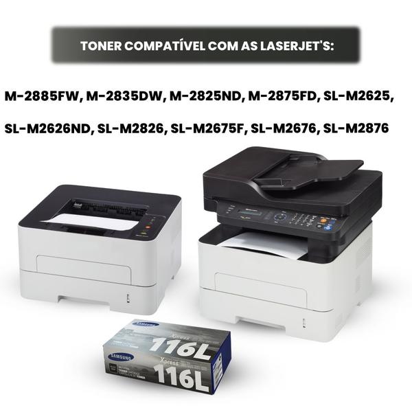 Imagem de Toner D116L compatível para impressora M2885