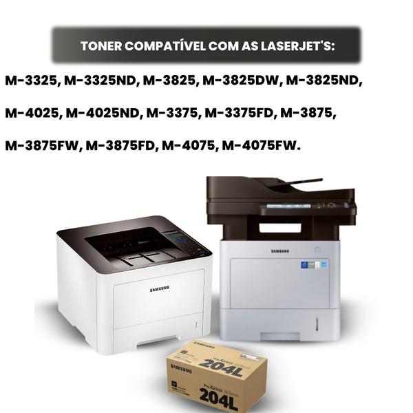 Imagem de Toner D204L Para impressora Samsung M3325ND