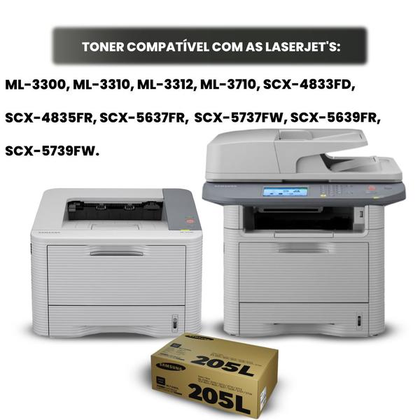 Imagem de Toner D205L Para impressora Samsung ML3712