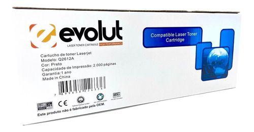 Imagem de Toner Evolut 2612a Q2612a 2612 Compatível Novo