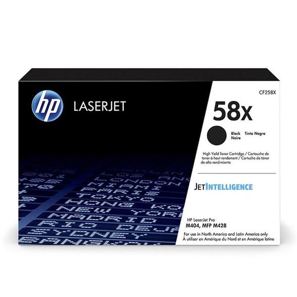 Imagem de Toner HP Original (58X) CF258X preto 10000 páginas