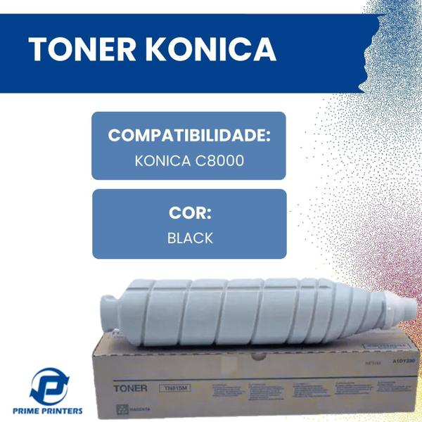 Imagem de Toner konica tn-615  / c8000 black - original