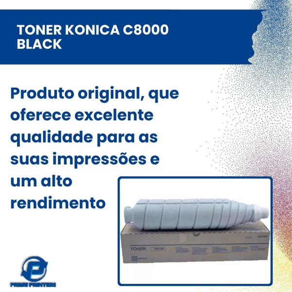 Imagem de Toner konica tn-615  / c8000 black - original