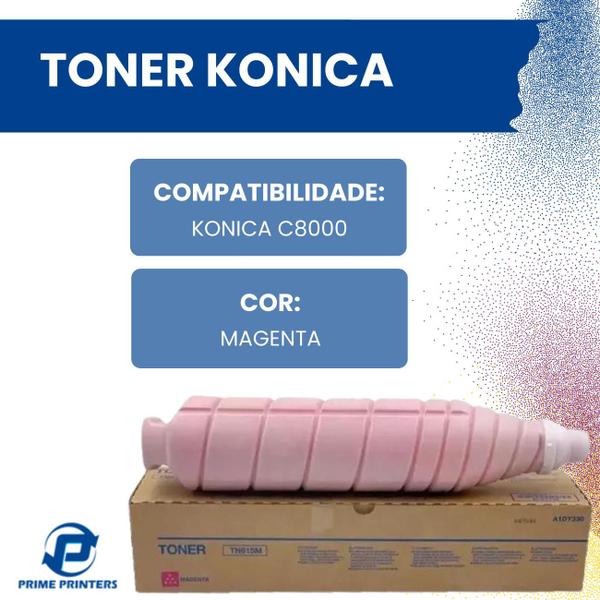 Imagem de Toner konica tn-615 / c8000 magenta - original