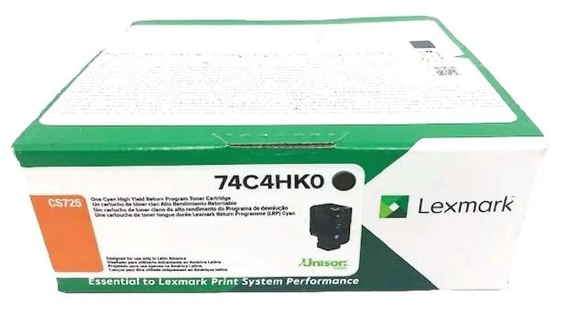 Imagem de Toner Lexmark Original 74C4HK0 74C4H CS720 CS725 20K