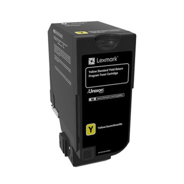 Imagem de Toner Lexmark Original 74C4SY0 74C4S CS720 CX725 Amarelo 7K