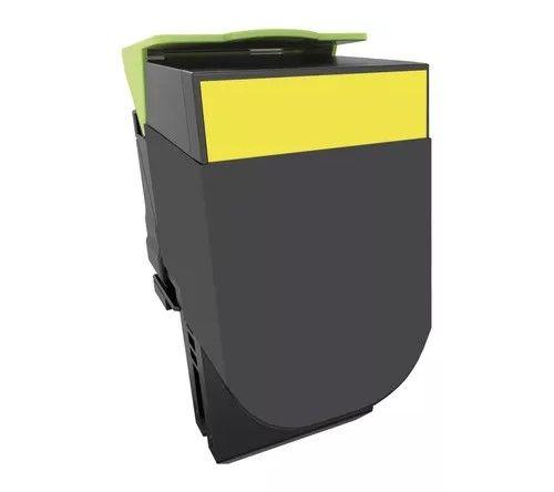 Imagem de Toner Lexmark Original 80C8XY0 Amarelo CX510DE CX510DHE 4K