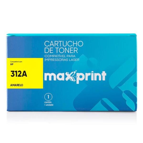 Imagem de Toner Maxprint compatível com HP 312A Amarelo - CF382A