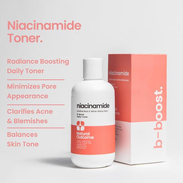 Imagem de Toner Natural Outcome Niacinamida com ácido salicílico 240 mL