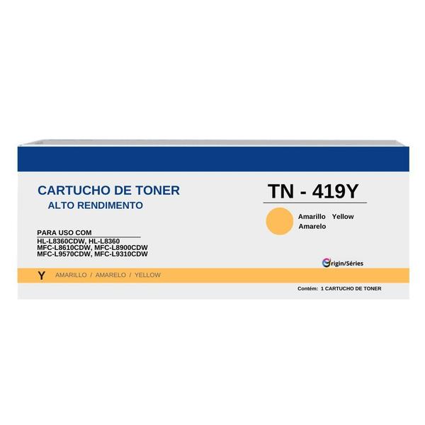 Toner Origin TN419 Yellow L8360CDW L8610CDW L8900CDW L9570CD para Brother Imagem de Toner Origin TN419 Yellow L8360CDW L8610CDW L8900CDW L9570CD para Brother