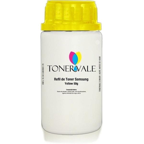 Imagem de Toner Refil TankFull Para Samsung CLT-Y406S Yellow - CLP-365W CLX-3305FW CLX-3305, CLP-365 de 50g