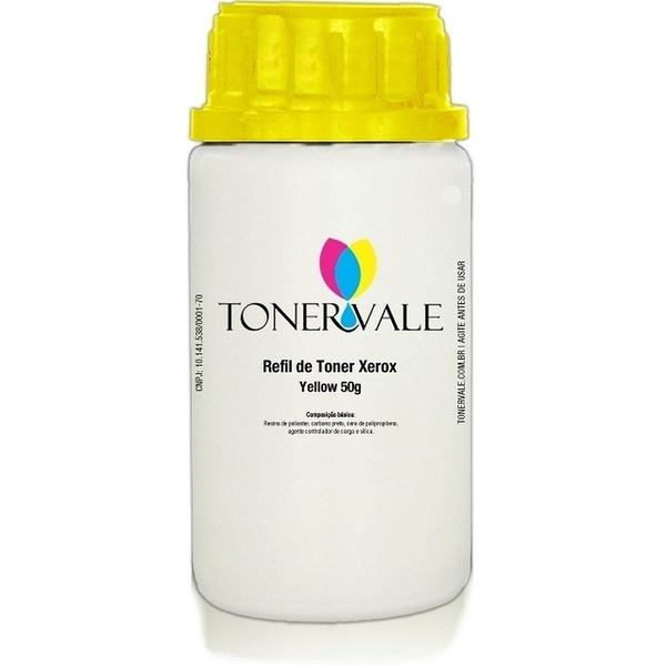 Imagem de Toner Refil TankFull Para Xerox Phaser 6000 WC 6015 6010 - 106R01633 Yellow de 50g