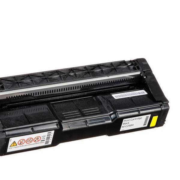 Toner Ricoh Amarelo 6,3K para C250-C251-C301 408339 Imagem de Toner Ricoh Amarelo 6,3K para C250-C251-C301 408339