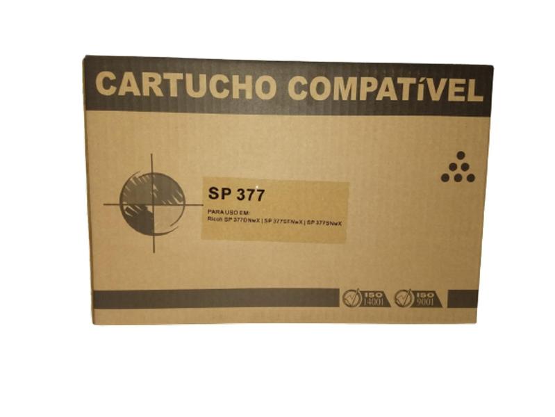 Toner Ricoh Compatível SP377XA SP-377 Black Afício SP 377DNwX SP 377SFNwX - Importado Imagem de Toner Ricoh Compatível SP377XA SP-377 Black Afício SP 377DNwX SP 377SFNwX