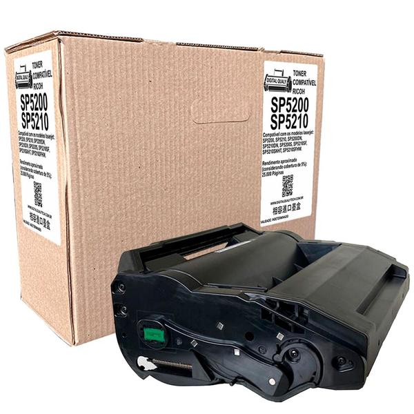 Imagem de Toner SP5210 compatível para impressora Ricoh SP5210DN 25k