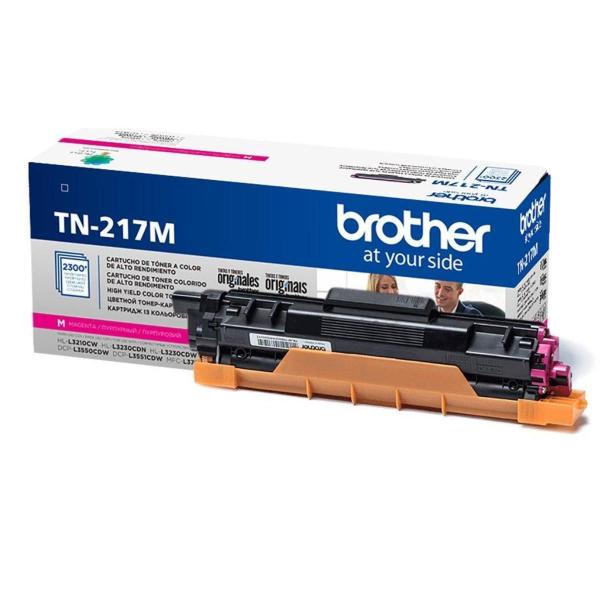 Toner Tn-217M Tn217 Para Impressora MFC-L3750CDW HLL3210CW DCP-L3551CDW Magenta - Brother Imagem de Toner Tn-217M Tn217 Para Impressora MFC-L3750CDW HLL3210CW DCP-L3551CDW Magenta