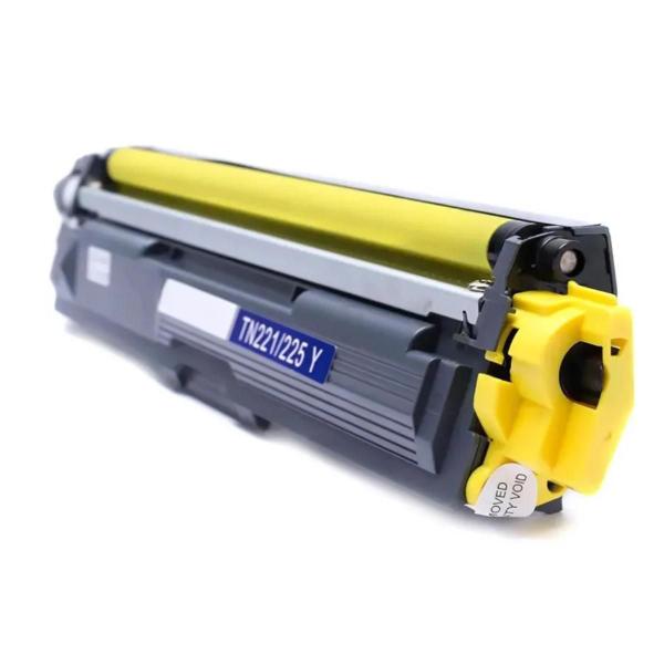 Imagem de Toner TN221 Y TN225 Compatível C/ HL3170CDW DCP9020CDN MFC9130CDW MFC9330CDW MFC9020CDN Amarelo