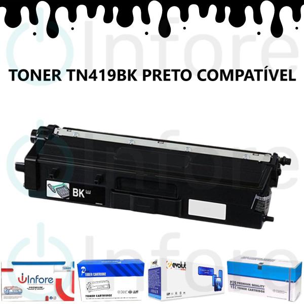Toner Tn419 Tn 419 black Compatível Com Impressoras L8360 L8610 L8900 L9570 Preto - Premium Imagem de Toner Tn419 Tn 419 black Compatível Com Impressoras L8360 L8610 L8900 L9570 Preto