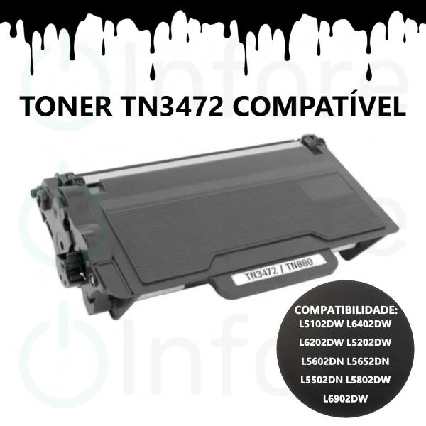 Imagem de Toner Tn880 Tn-880 Tn3472 Tn-3472 Tn3470 Tn-3470 Premium