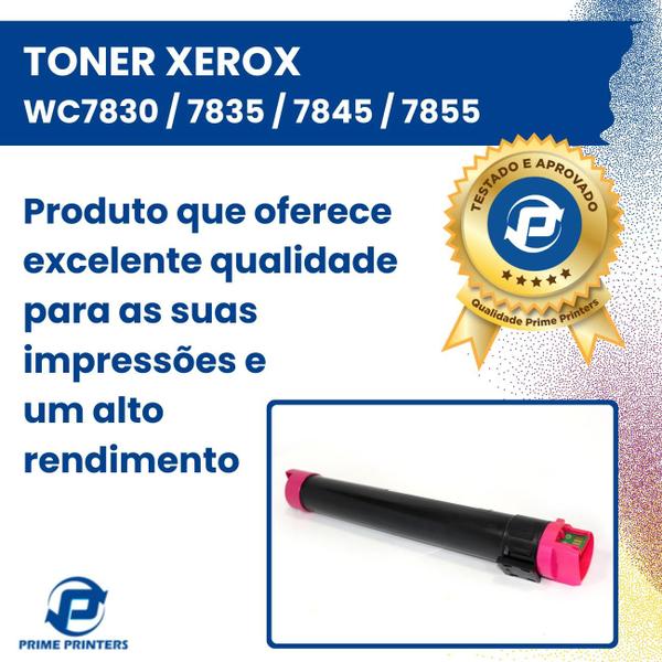 Imagem de Toner Xerox WC7830 / 7835 / 7845 / 7855 Magenta