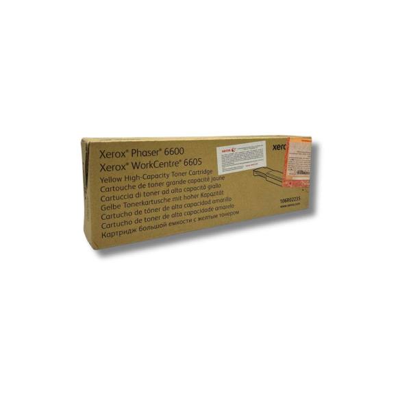 Imagem de Toner Yellow Xerox Phaser 6600/ C6605 - 106R02235