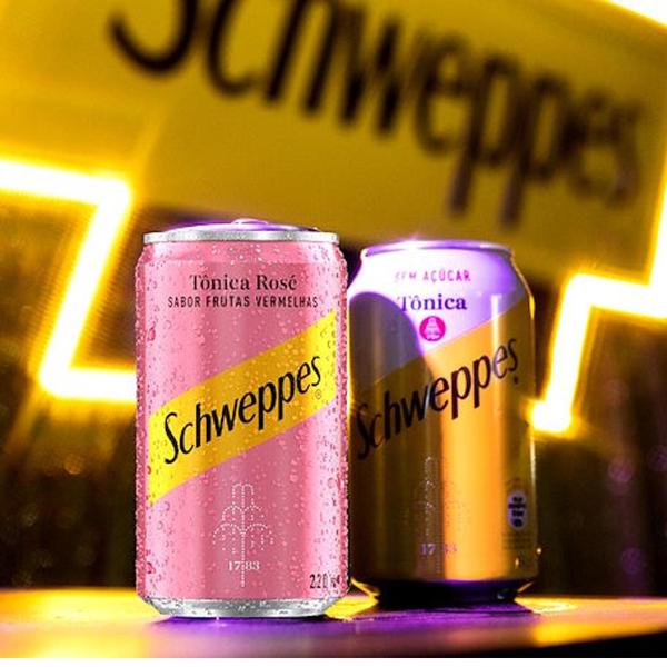 Imagem de Tônica Schweppes Rose Frutas Vermelhas 220ml (24 Latas)