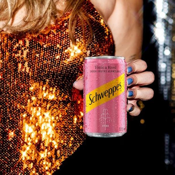 Imagem de Tônica Schweppes Rose Frutas Vermelhas 220ml (6 Latas)