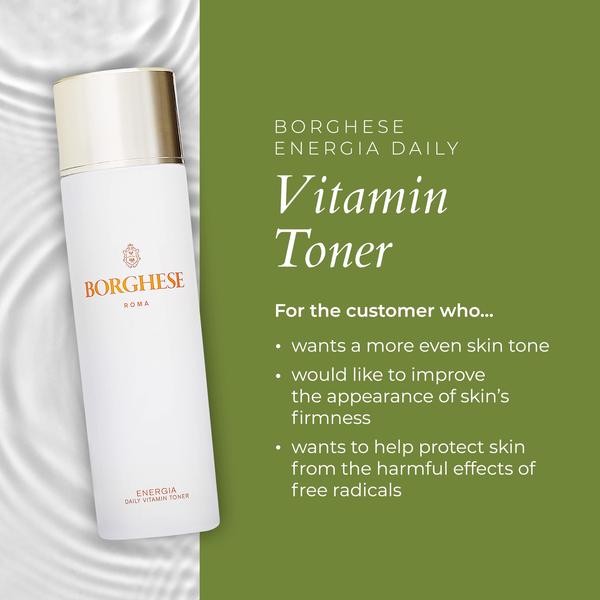 Imagem de Tônico Borghese ENERGIA Daily Vitamin 135ml para rosto