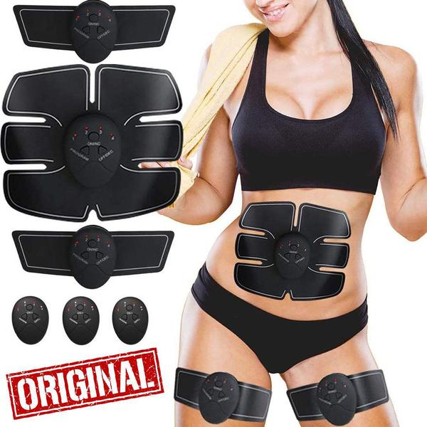 Imagem de Tonificador Aparelho Muscular Abdominal Estímulos Elétricos Abs Pro Shape Braço Perna Redutor Massageador Original