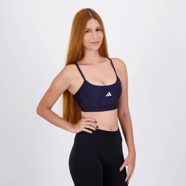 Imagem de Top Adidas Latin Fit Solid Feminino Marinho