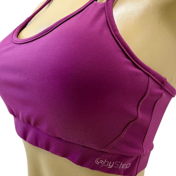 Imagem de Top bystep feminino esportivo flow diferenciado bbs1486