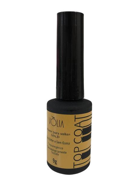 Imagem de Top Coat Volia Gel Glitter Gold 9g