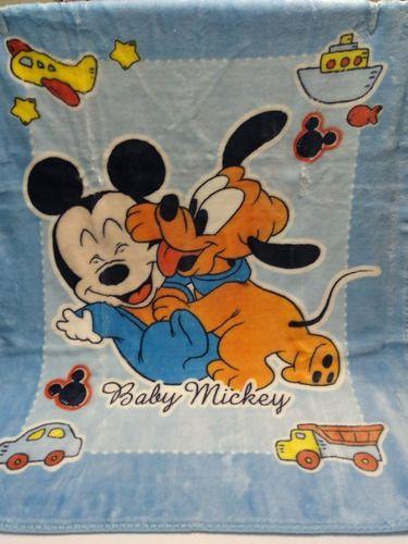 Imagem de Top Cobertor Raschel Bebe Jolitex Disney Baby Mickey - Manta