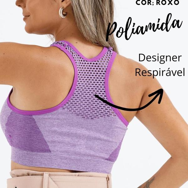 Imagem de Top costas nadador feminino confort poliamida c/bojo slim esportivo 9115a