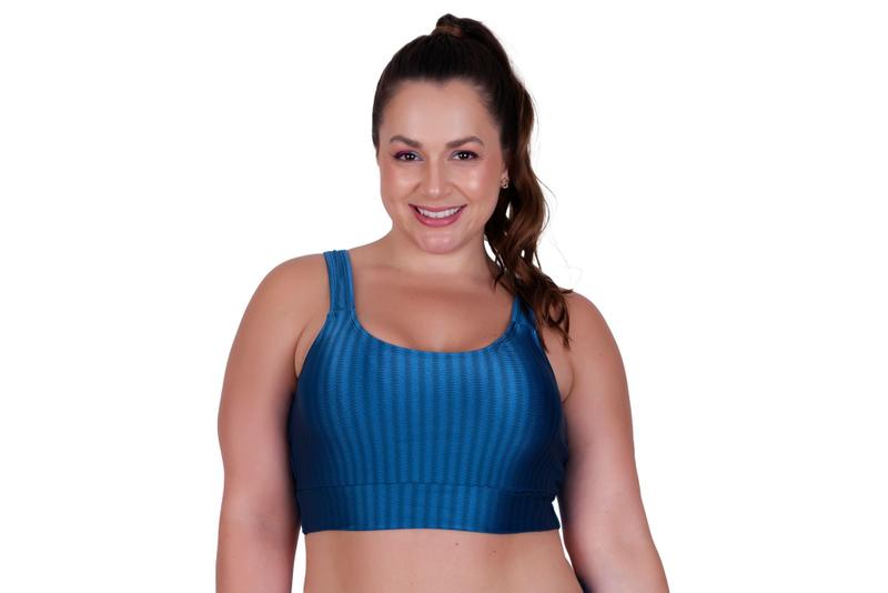 Imagem de Top de Academia Grande Plus Size Fitness 46 48 50 - NICOLE