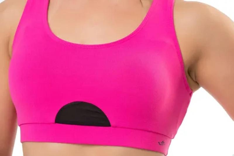 Imagem de Top elite uv 50 fitness pink/preto - 119948