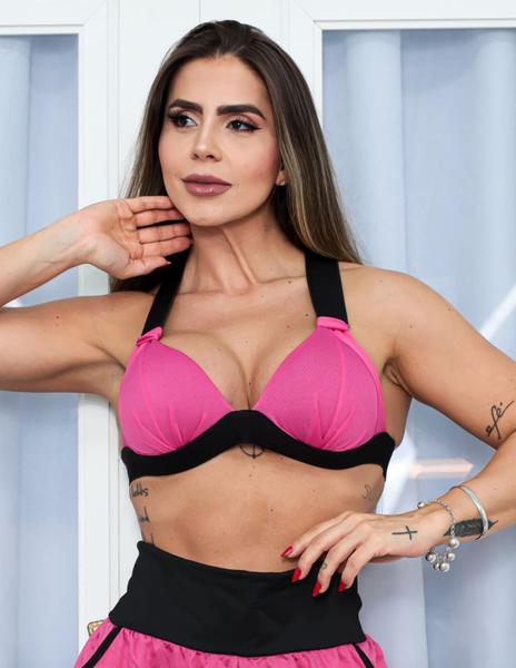 Top Feminino Fitness para Academia em Dry Fit com Bojo Alta Sustentação - Carioca Fit Imagem de Top Feminino Fitness para Academia em Dry Fit com Bojo Alta Sustentação