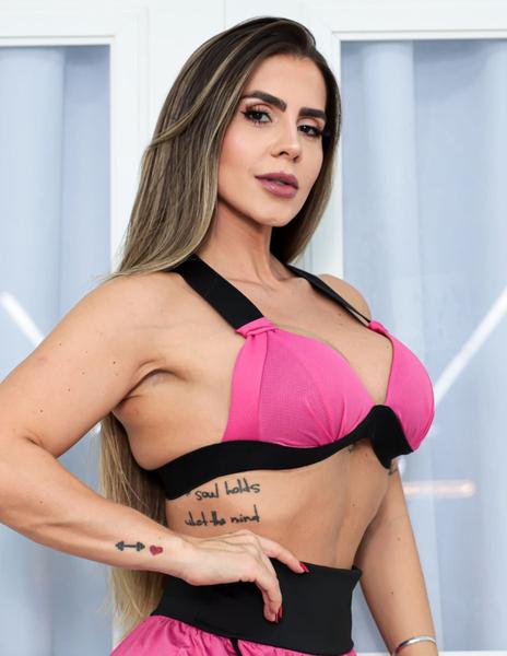 Top Feminino Fitness para Academia em Dry Fit com Bojo Alta Sustentação - Carioca Fit Imagem de Top Feminino Fitness para Academia em Dry Fit com Bojo Alta Sustentação