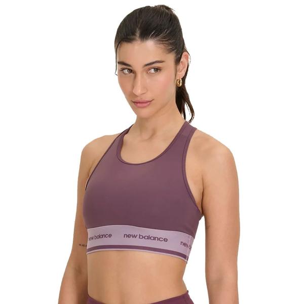 Imagem de Top Feminino New Balance Sport Essentials Active Roxo