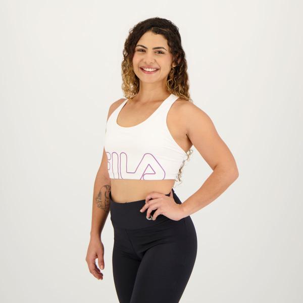 Imagem de Top Fila Basic Run Feminino Branco