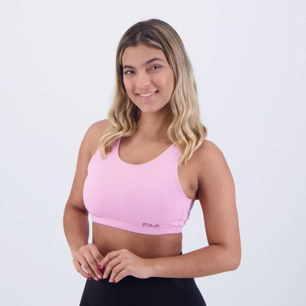 Imagem de Top Fila Essential III Feminino Rosa