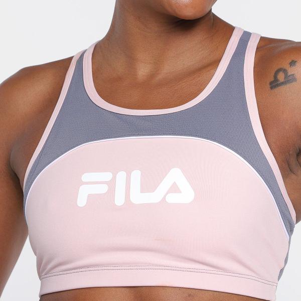 Imagem de Top Fila Letter Fit Feminino