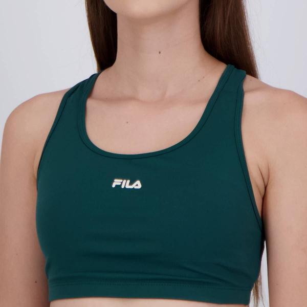 Imagem de Top Fila Nadador Essential Feminino Verde Escuro