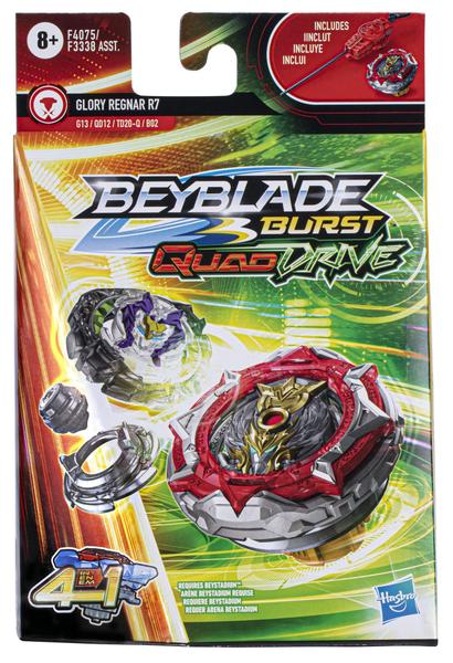 Imagem de Top giratório Beyblade Burst QuadDrive Glory Regnar R7